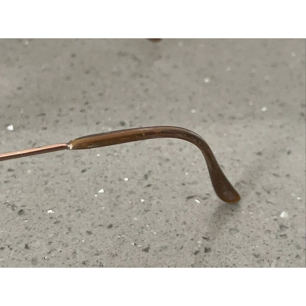 Silver Dollar Eyeglasses Nicky Col #1 Frames Only Gold 53-18-135 Bronze round